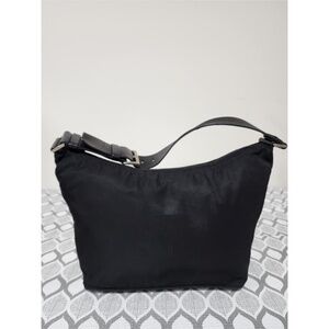 Authentic Prada Tessuto Shoulder Bag Black